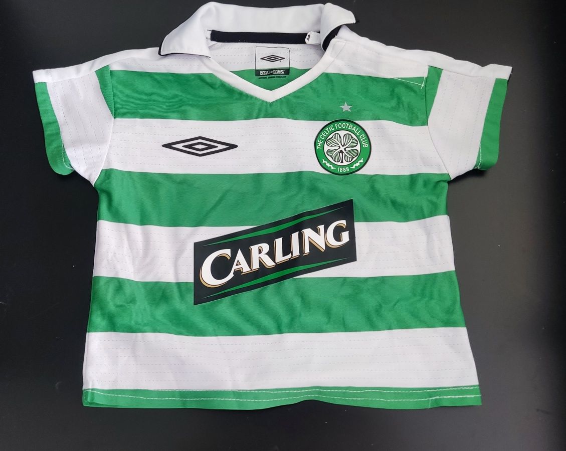 Komplet piłkarski dziecięcy Umbro Celtic FC. rozmiar 74 cm