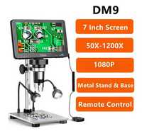 Microscópio digital LCD HD 7" 1200X, Eletronica