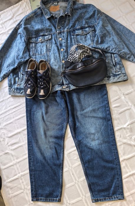 Dżinsy Damskie MNG Mom r. 46