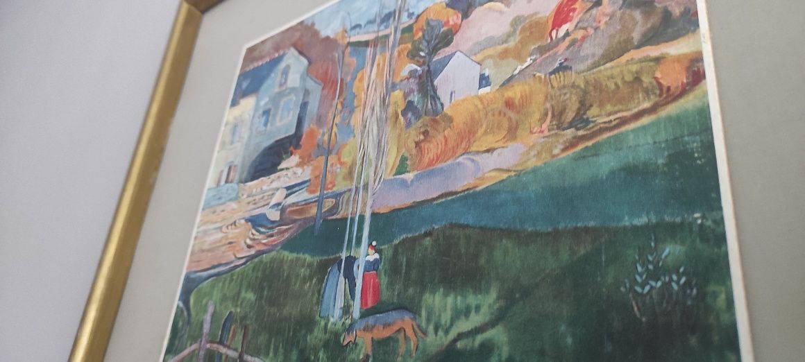Gauguin Paul obraz reprodukcja  PRL 1965