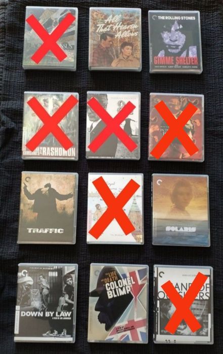 Criterion Collection - 47 filmes - Blu-rays (1/3)