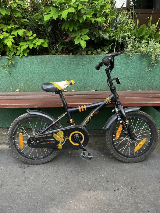 Rowerek dzieciecy marki Prometheus 3-7 lat na kołach 16”