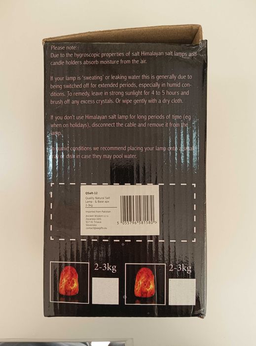 Candeeiro de sal natural de qualidade