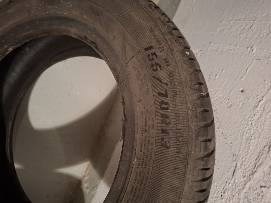 Dwie opony uzywane 155/70/R13