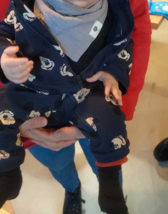 Kombinezon dresowy pajac Disney Myszka Mickey 62 68 granatowy