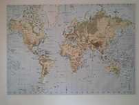 Quadro Mapa Mundo