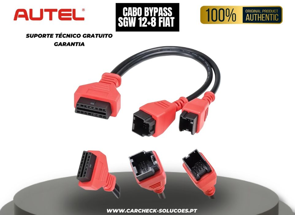 Cabo GATEWAY FCA 12 + 8 - Compatível com Máquinas Autel