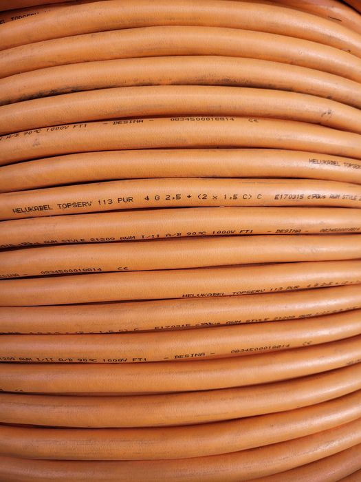 Przewód ekranowany silnikowy TOPSERV 113 PUR 4G2,5 + (2x1,0)