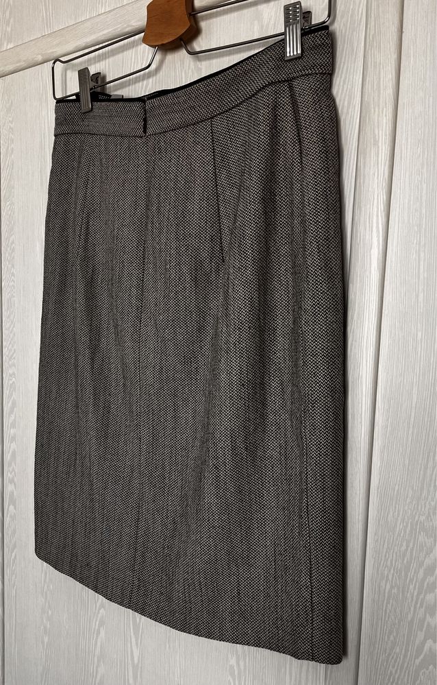 ołówkowa midi spódnica H&M w jodełkę rozmiar M (38) nowa z metką