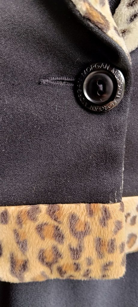 Morgan M biust 48x2 jacket krótki frak żakiet leopard panterka