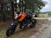 KTM DUKE 125 świeżo po serwisie