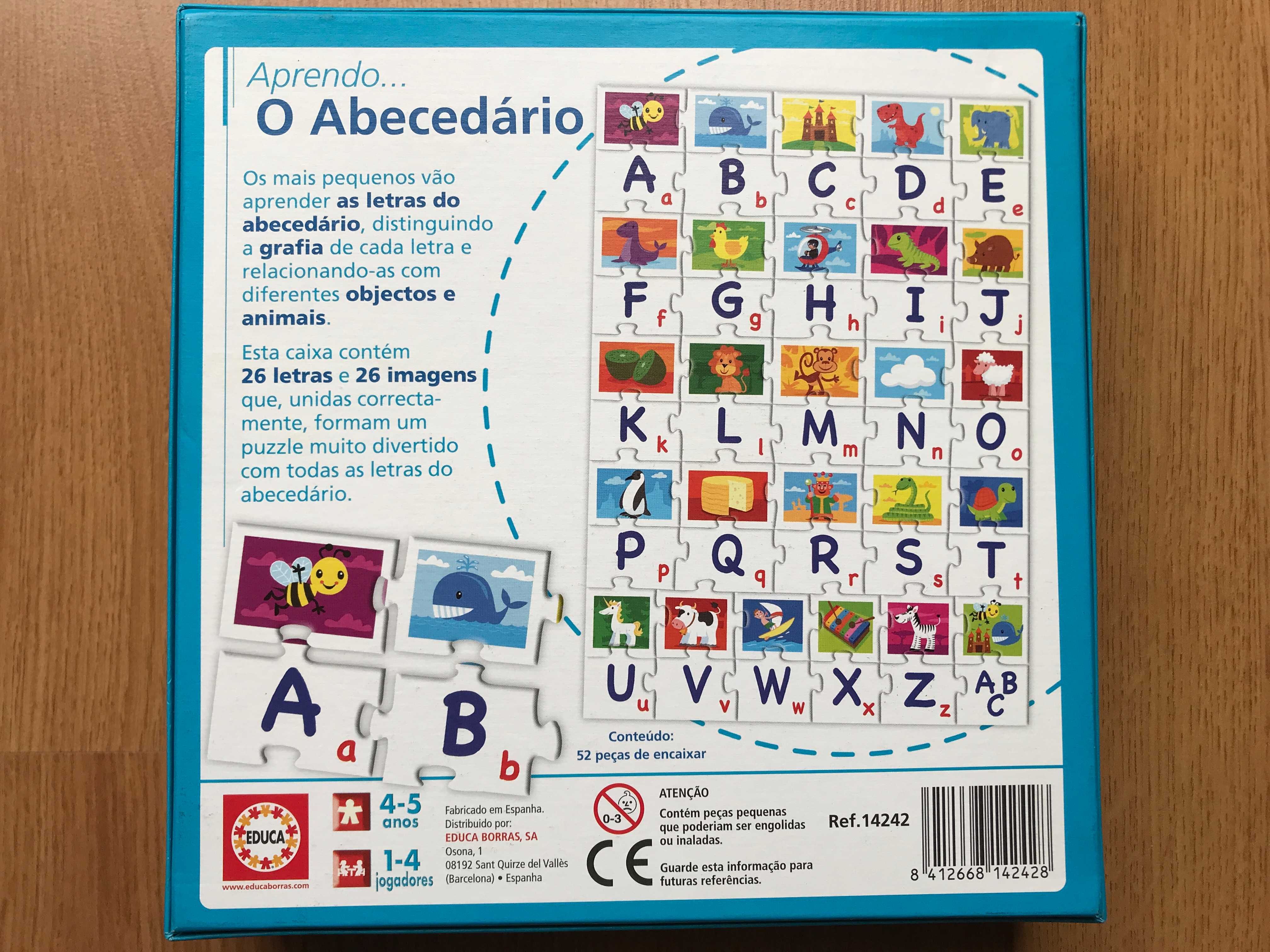 Puzzle Aprendo o Abecedário Educa - Novo - Nunca aberto