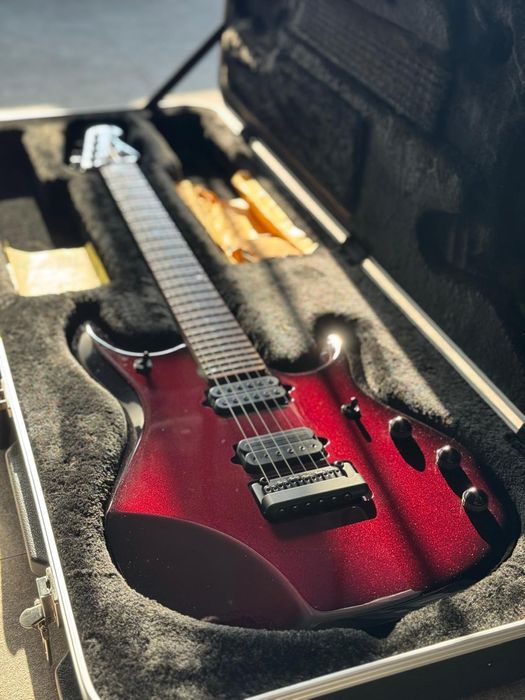 Music Man Petrucci JP6 Piezo Pearl Redburst 2018 - stan kolekcjonerski