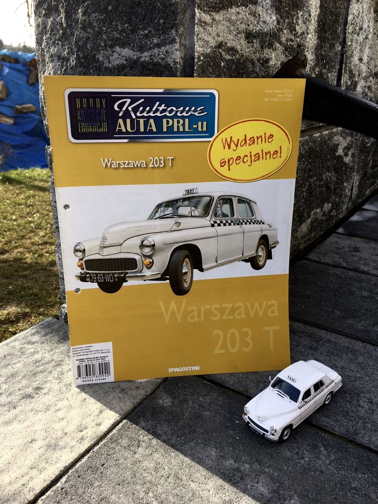 WARSZAWA 203 TAXI-auta PRL,model,kolekcja,wydanie specjalne,autka