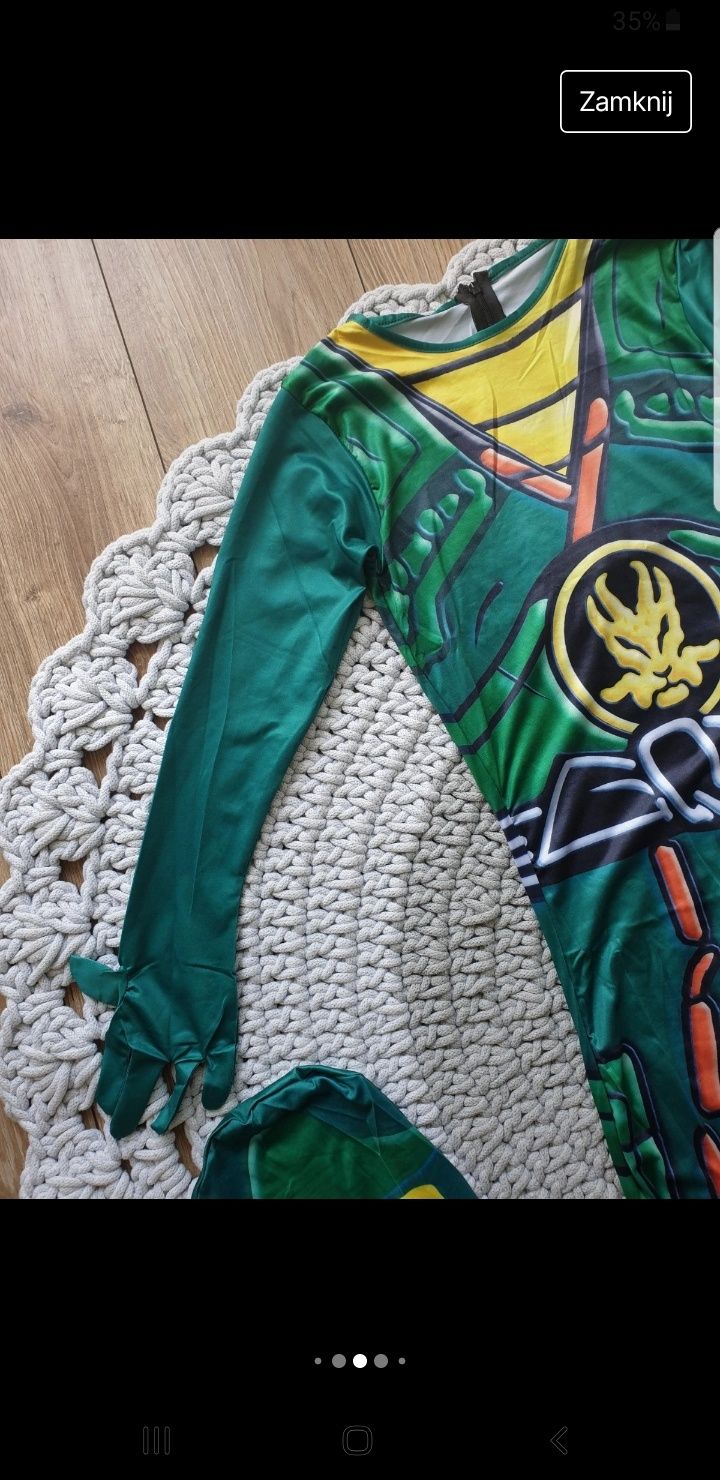 Kostium lego ninjago ninja wojownik