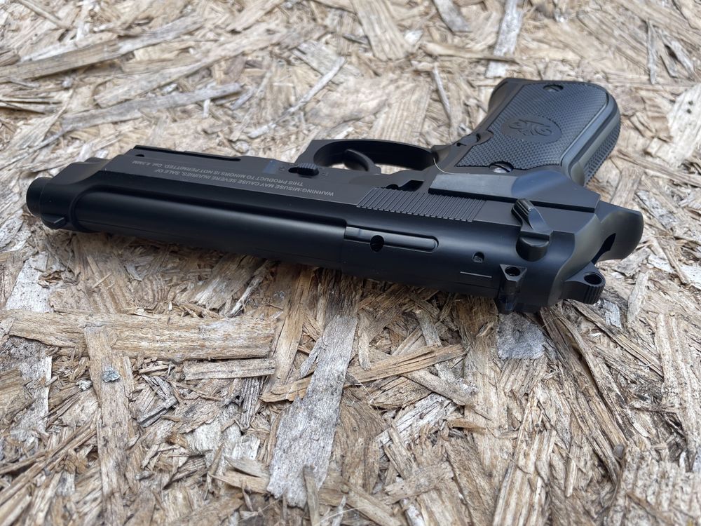 PISTOLA M92 CO2 ESFERA AÇO 4.5MM TIRO DESPORTIVO ENVIO GRÁTIS