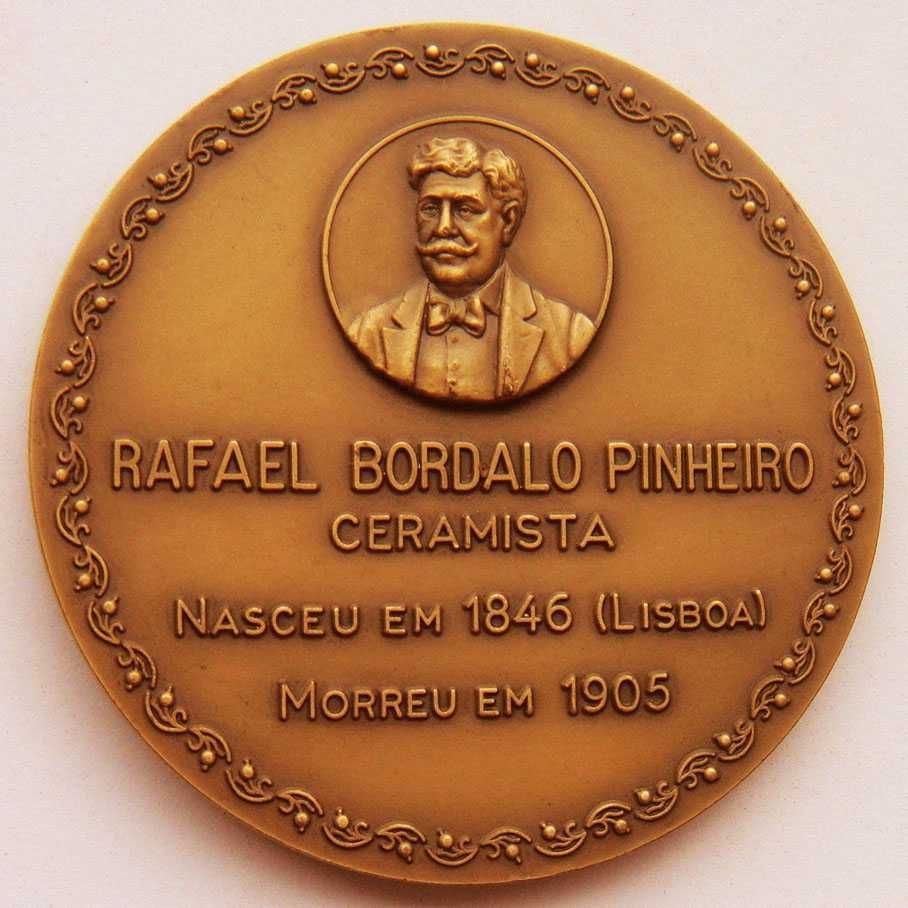 Medalha de Bronze Arte Polícia de Bordalo Pinheiro por CABRAL ANTUNES