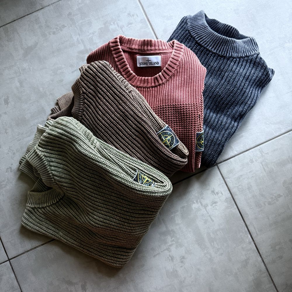 Рідкісний Светр Stone Island Hand Corrosion Frost Dust
