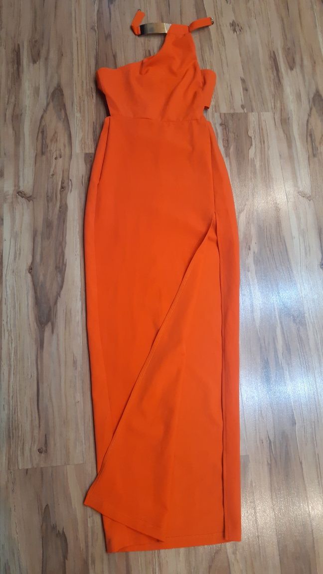 sukienka Asos pomarańcz