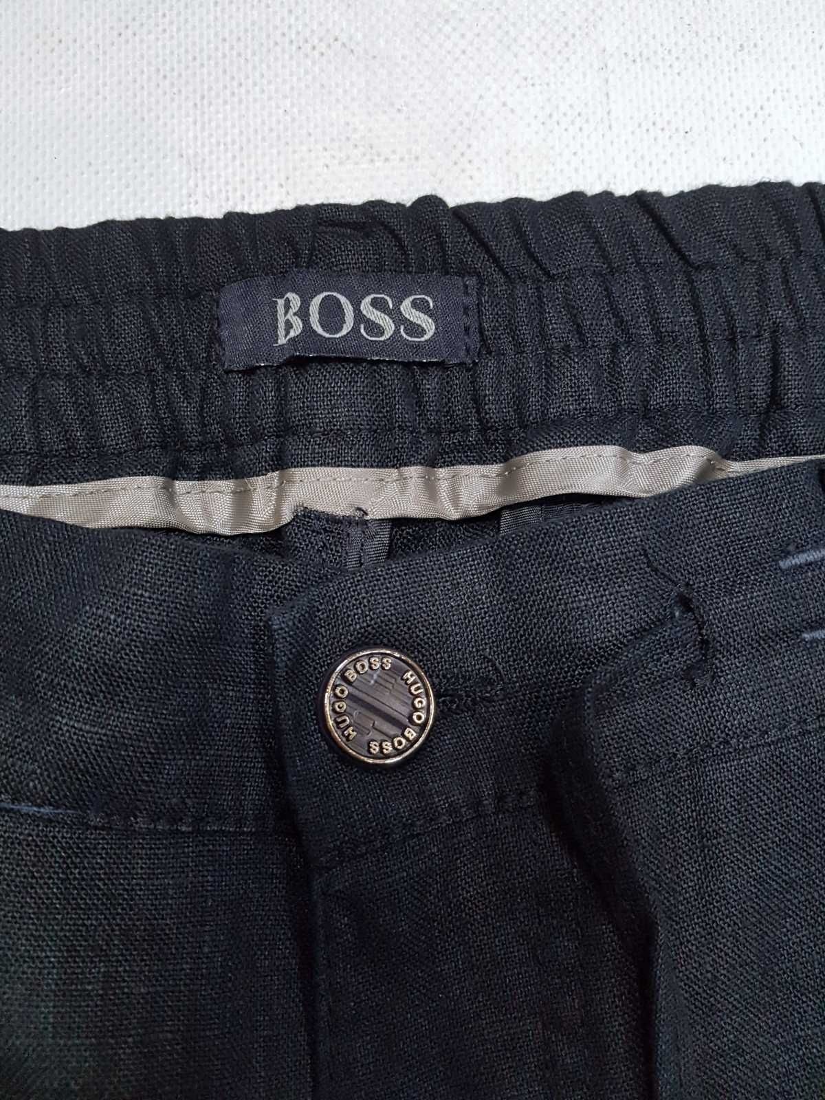 Мужские летние льняные штаны Boss