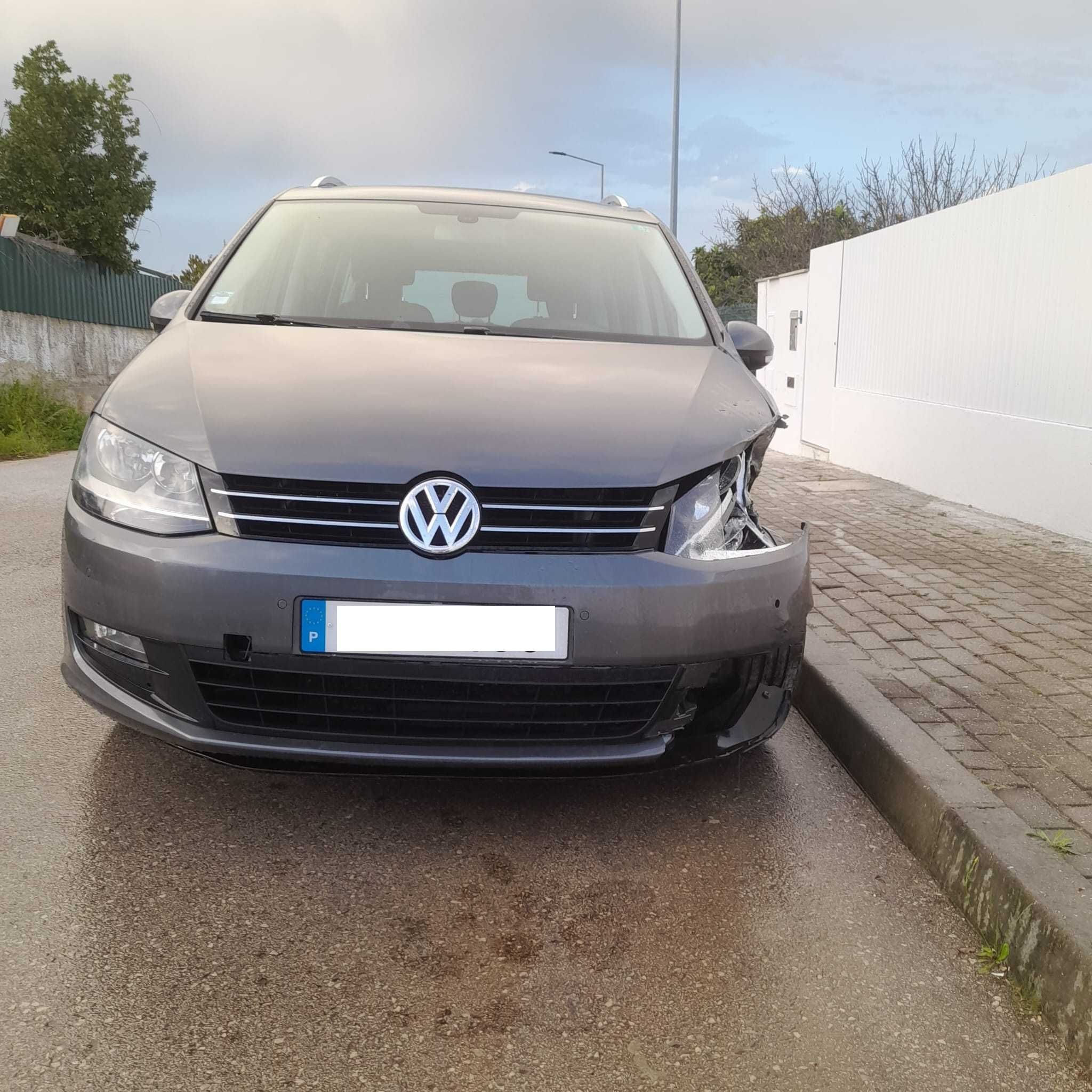 Vw Sharan 2014 Acidentada