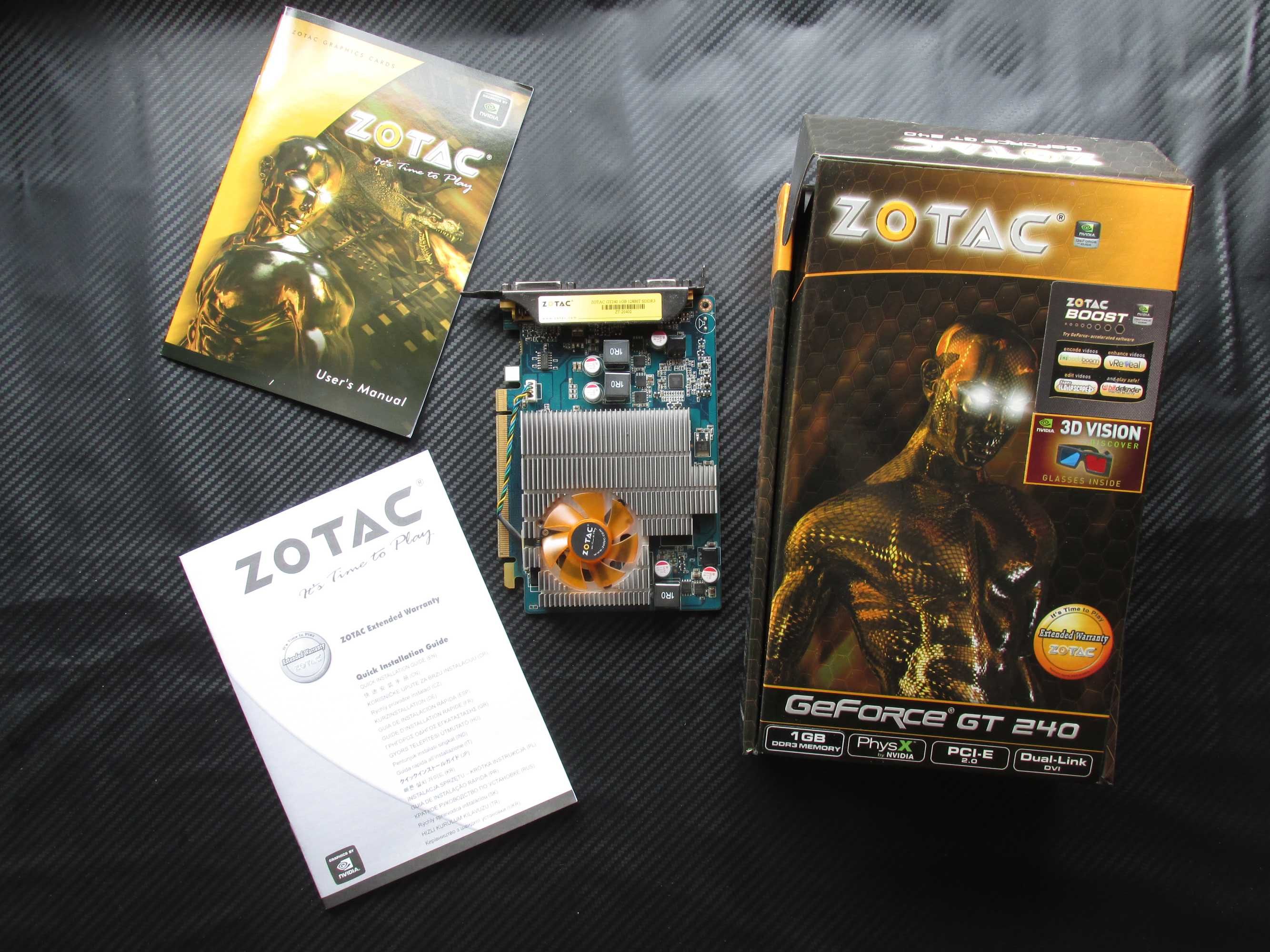 Відеокарта Zotac PCI-Ex GeForce GT 240 1024MB GDDR3 (128bit)