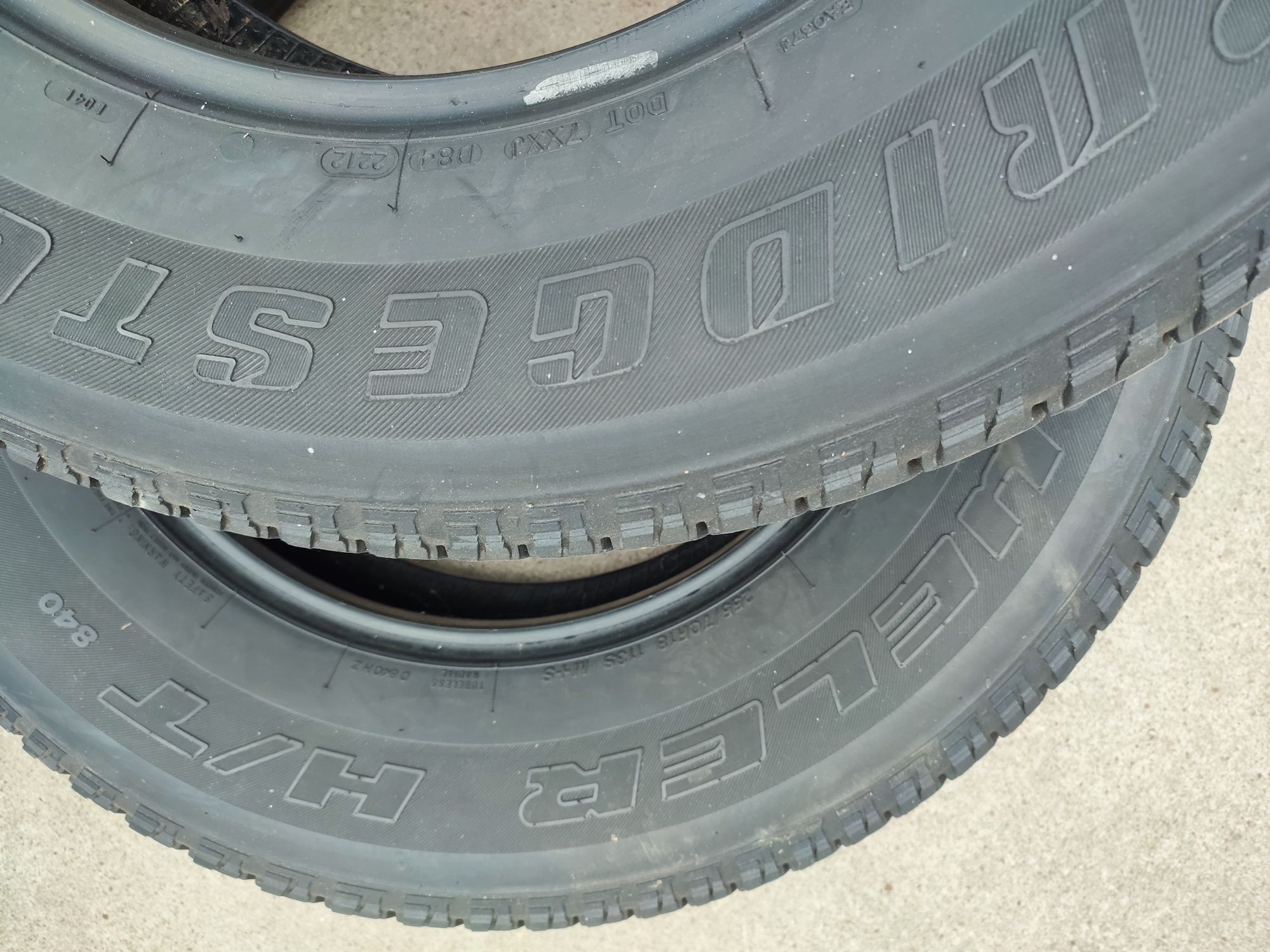 255/70/18 113S Bridgestone Dueler H/T 840 M+S wielosezonowe terenowe