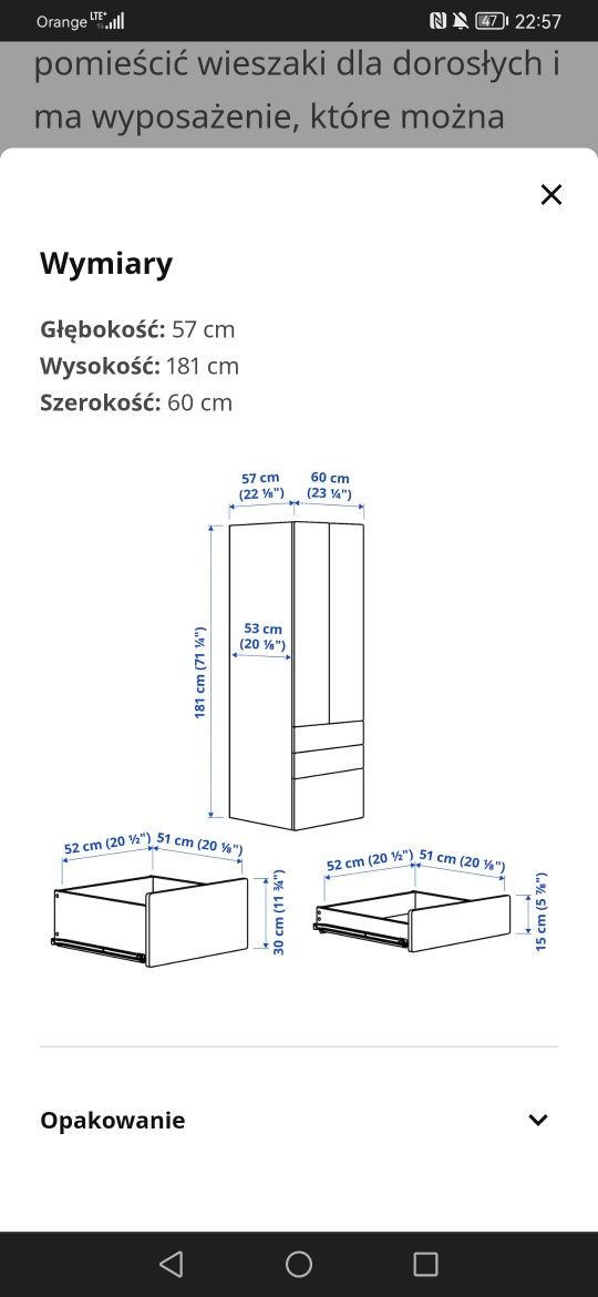 Szafa do pokoju dziecięcego ikea