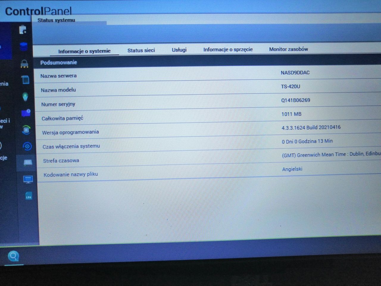 Serwer QNAP TS-420U NAS 16TB z dyskami