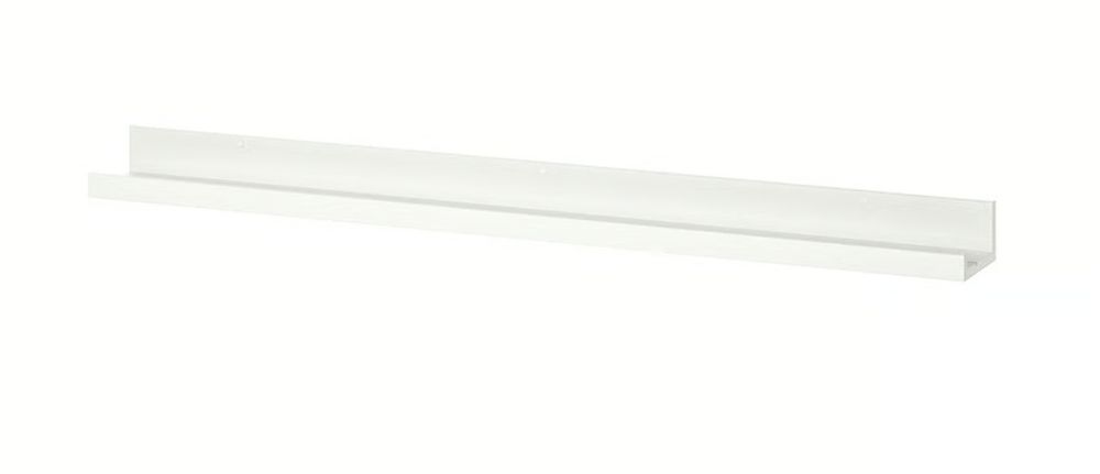 Prateleira p/molduras, branco, 115 cm

Prateleira p/molduras, branco,