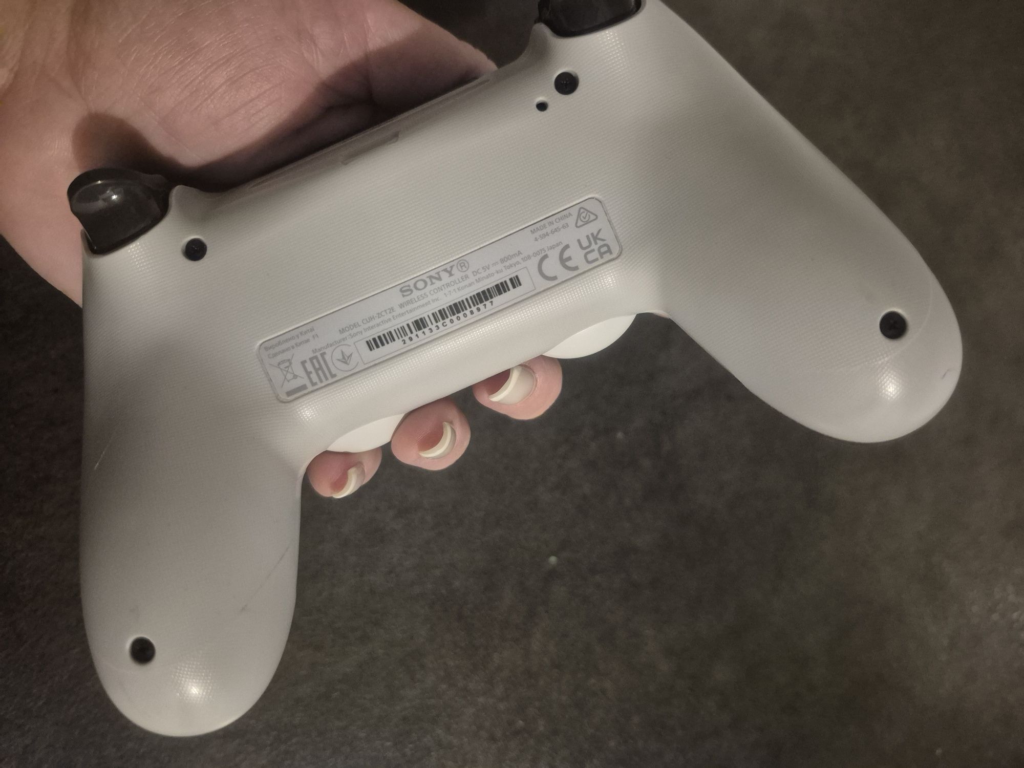 Pad dualshock do PS4 biały oryginalny, model ZCT2E