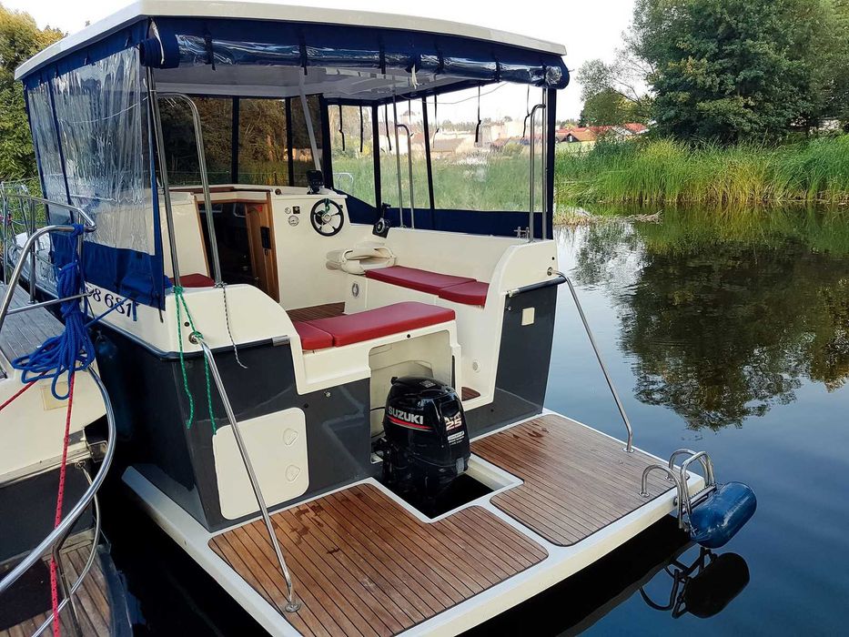 Czarter Bez Patentu jacht motorowy hausboat Calipso 750 Pętla Żuławska