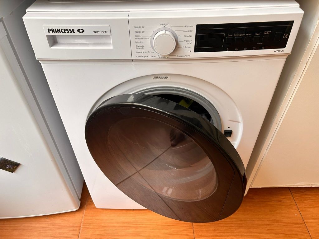 Máquina de Lavar Roupa Princesse 8Kg – Quase Nova, com Garantia!