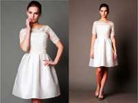 Krótka suknia ślubna Jana II Desirer / SHOWROOM Sylwia Kopczyńska