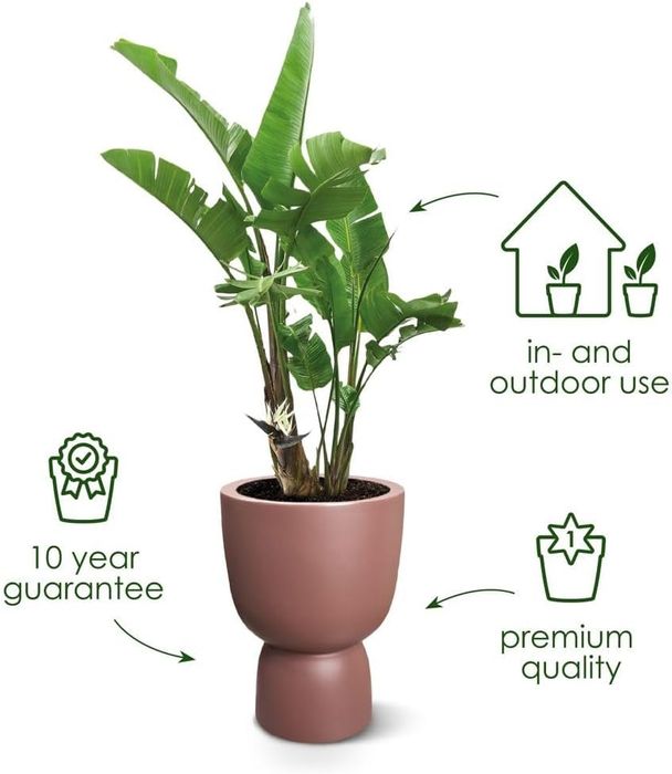 Donica Pure Coupe Elho 41/58 beżowa