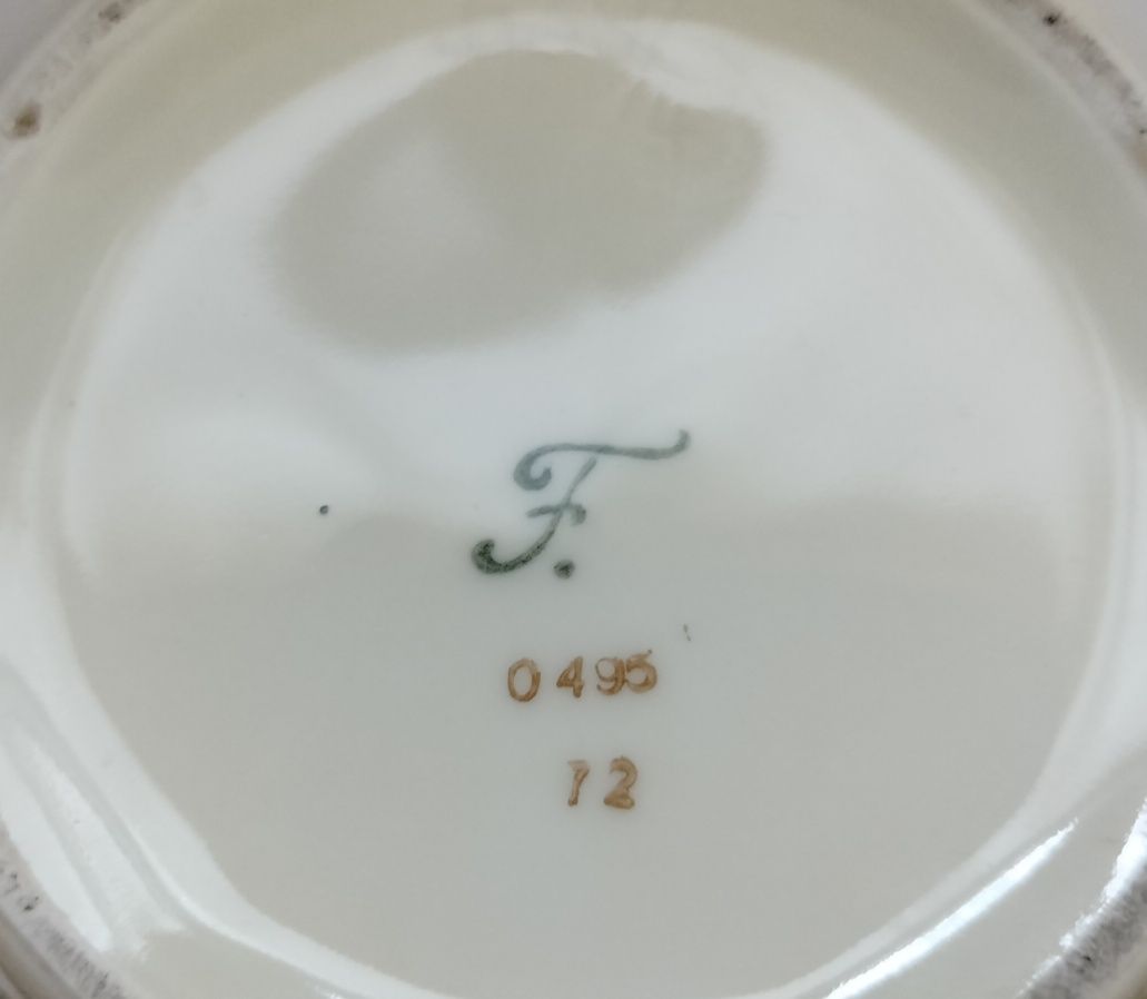 Porcelanowy Czajnik Furstenberg 0495  lata 30