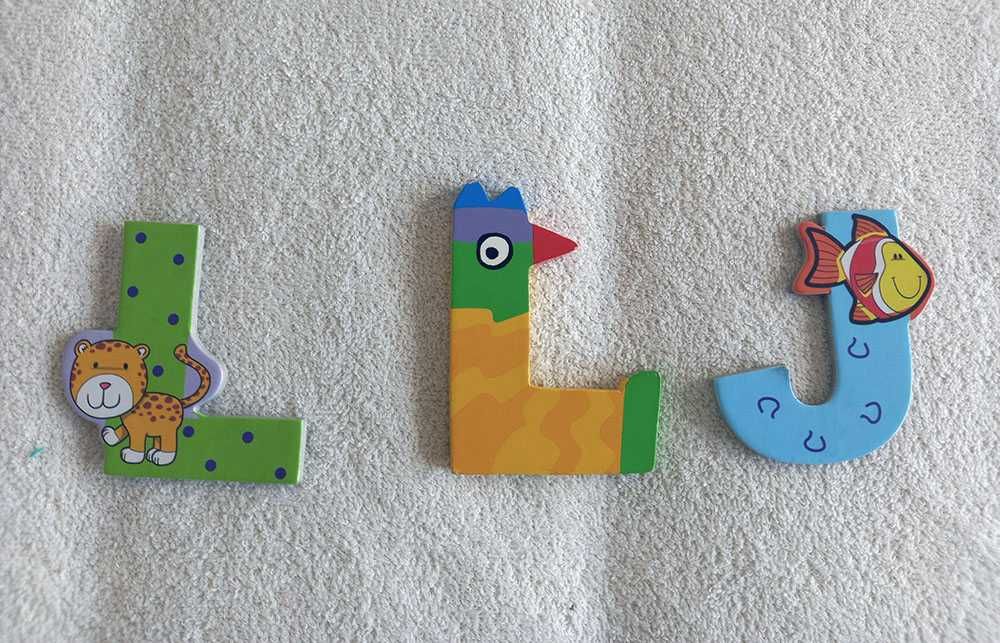 Letras com iniciais para colocar porta ou parede