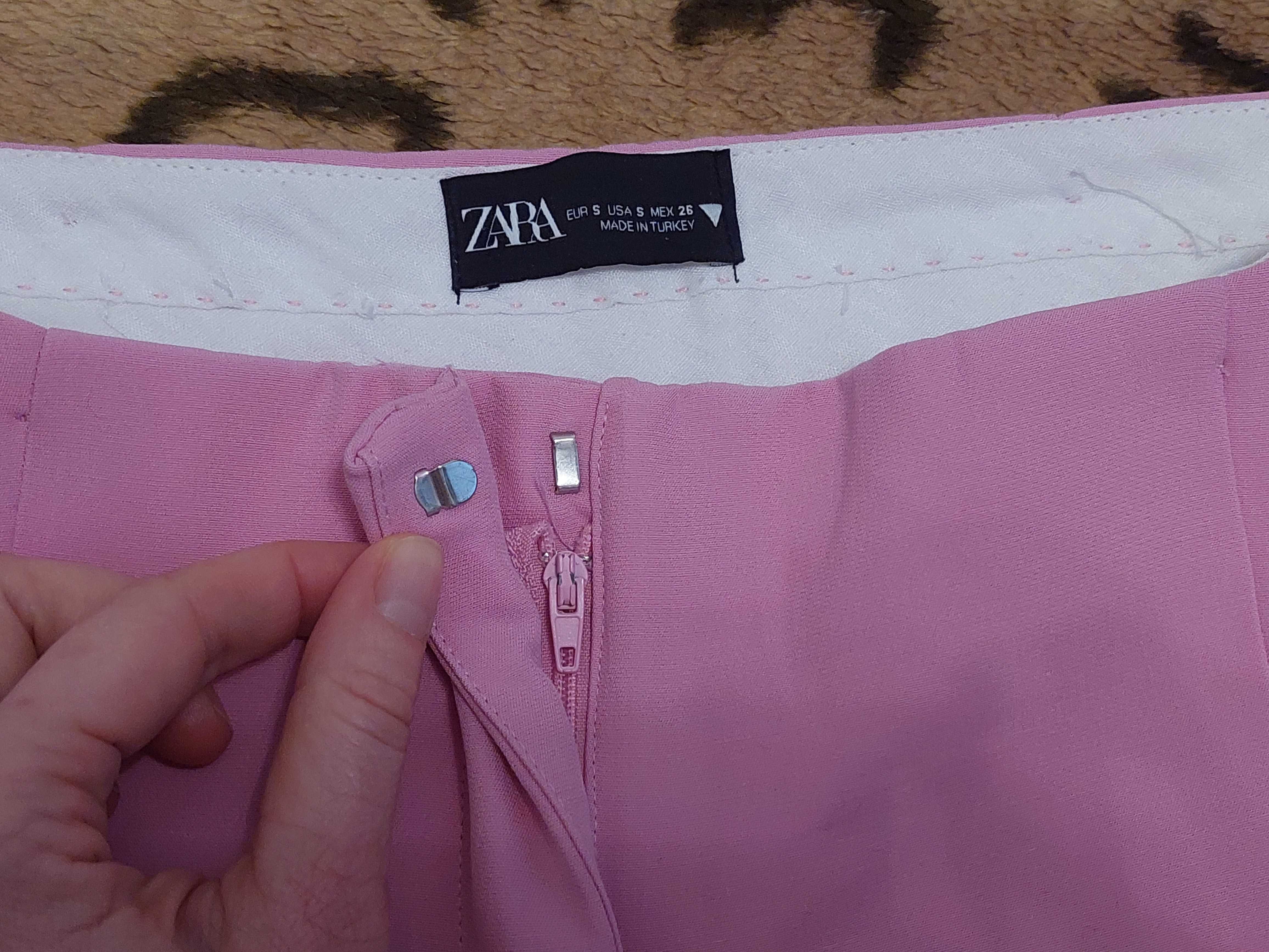 Розовая юбка zara