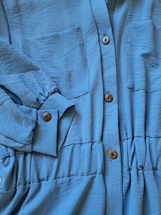 Сукня-сорочка блакитна