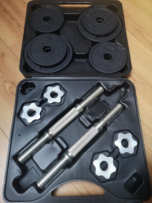 Kit 20kg da decathlon na caixa original