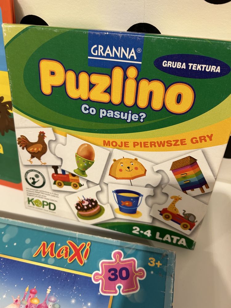 Puzzle maxi książeczki gra 2-3 lata