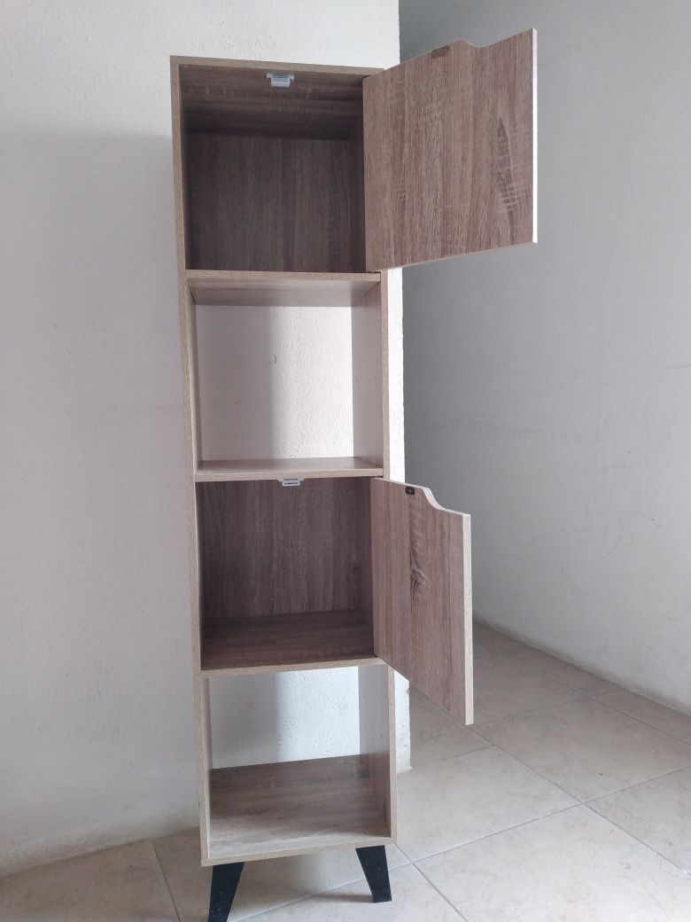 Móvel coluna castanho