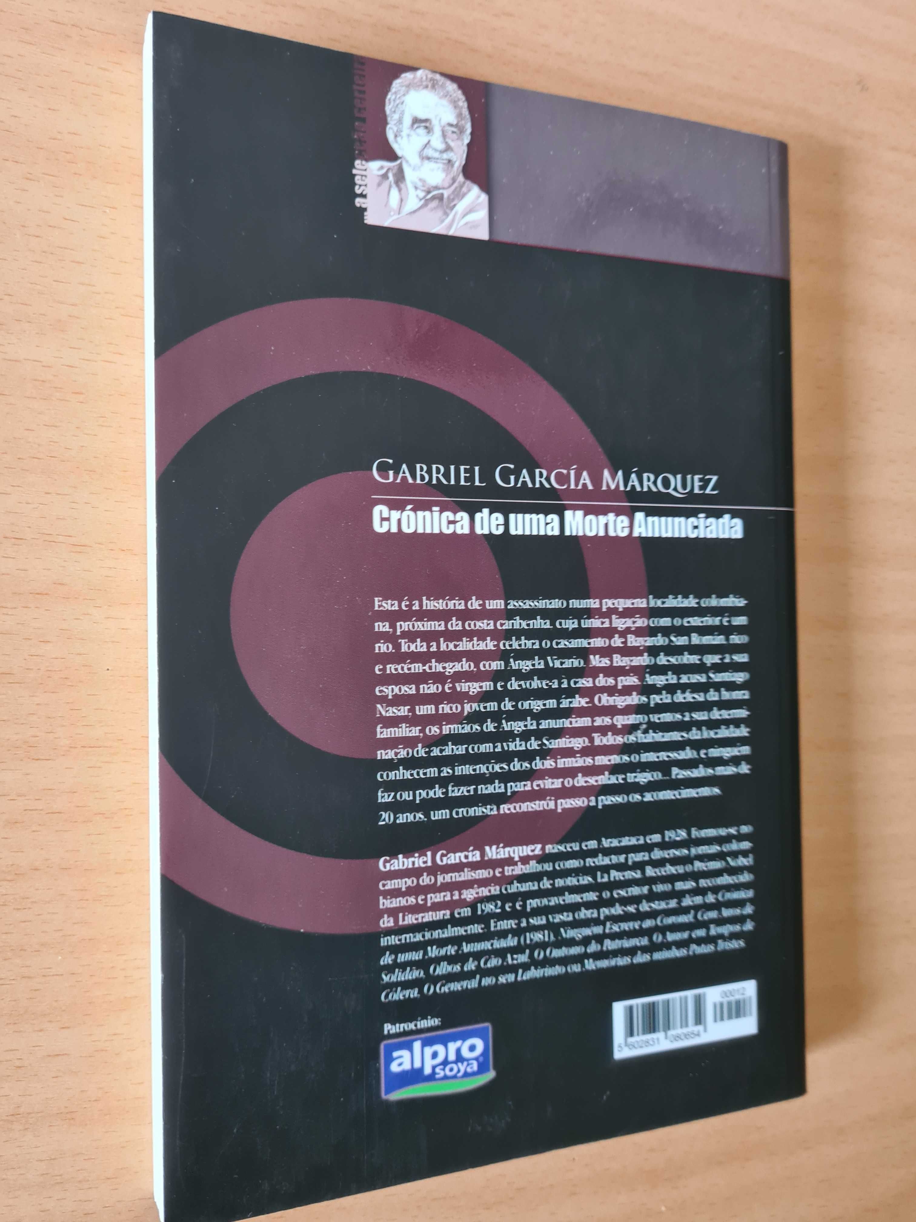Livro "Crónica de uma Morte Anunciada" de Gabriel García Márquez
