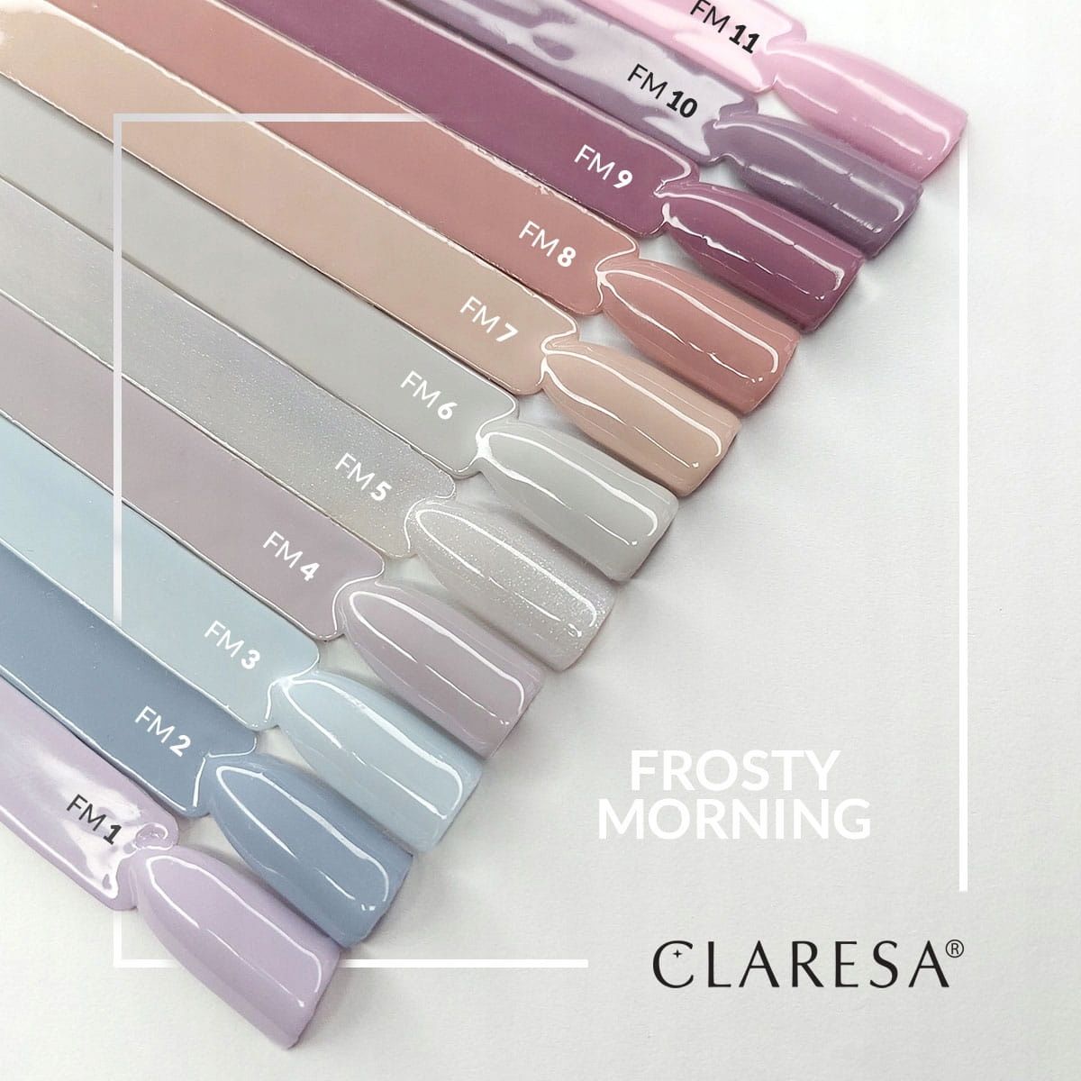 Claresa Lakier Hybrydowy Frosty Morning 4 - 5Ml