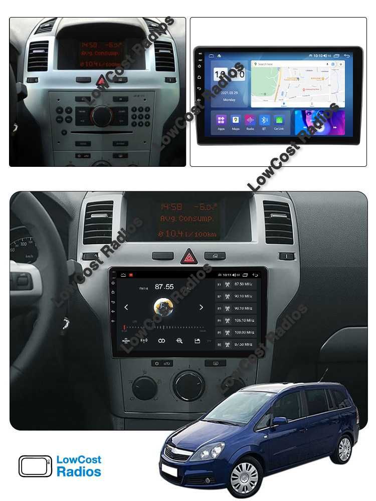 Auto Rádio ANDROID GPS OPEL 9 Poleg. • BT • USB • ASTRA, Corsa, Vectra