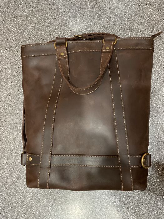 Кожаная сумка тоут