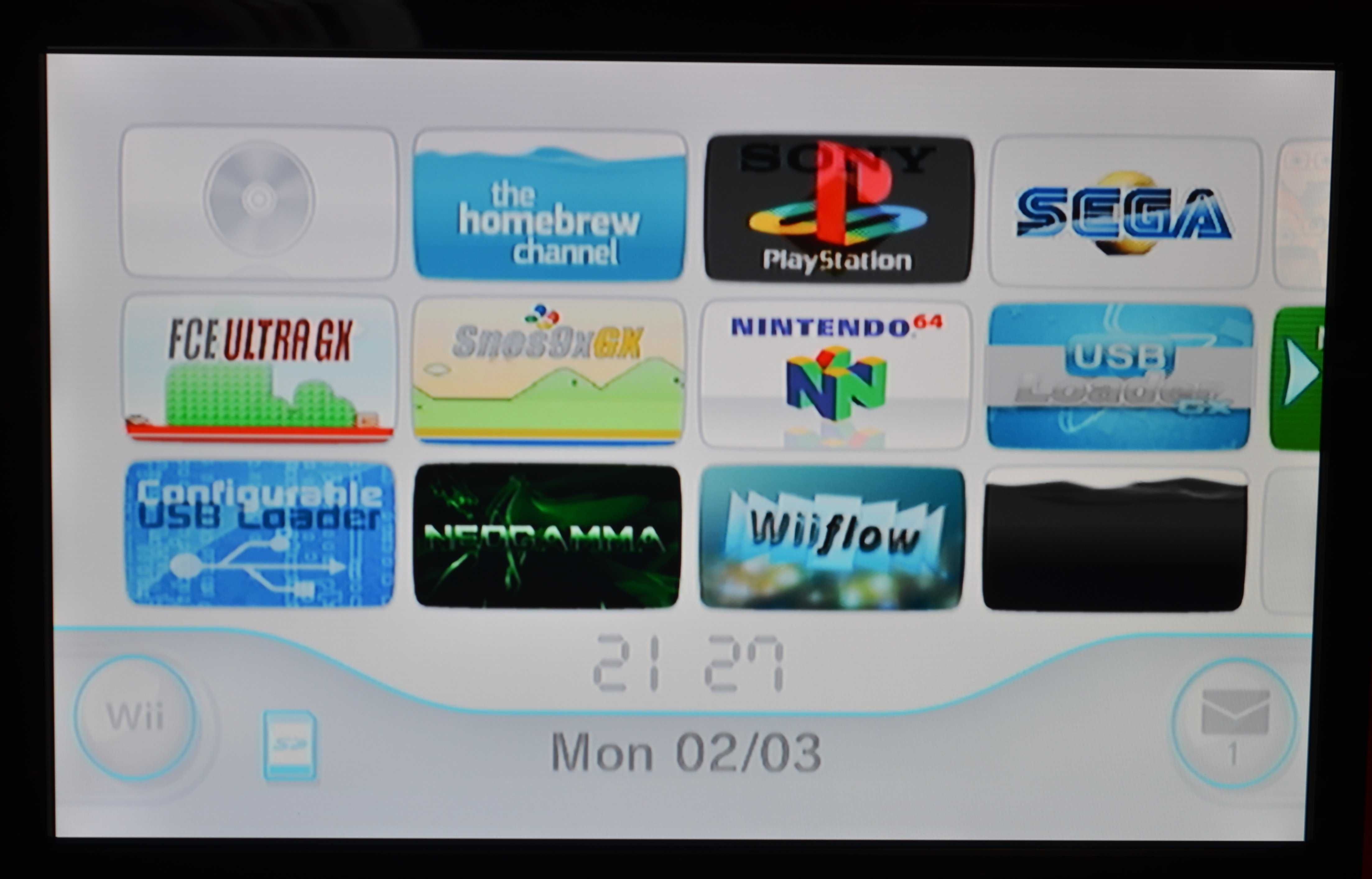 Nintendo Wii SoftMod NES SNES N64 PSX Sega 4+64GB