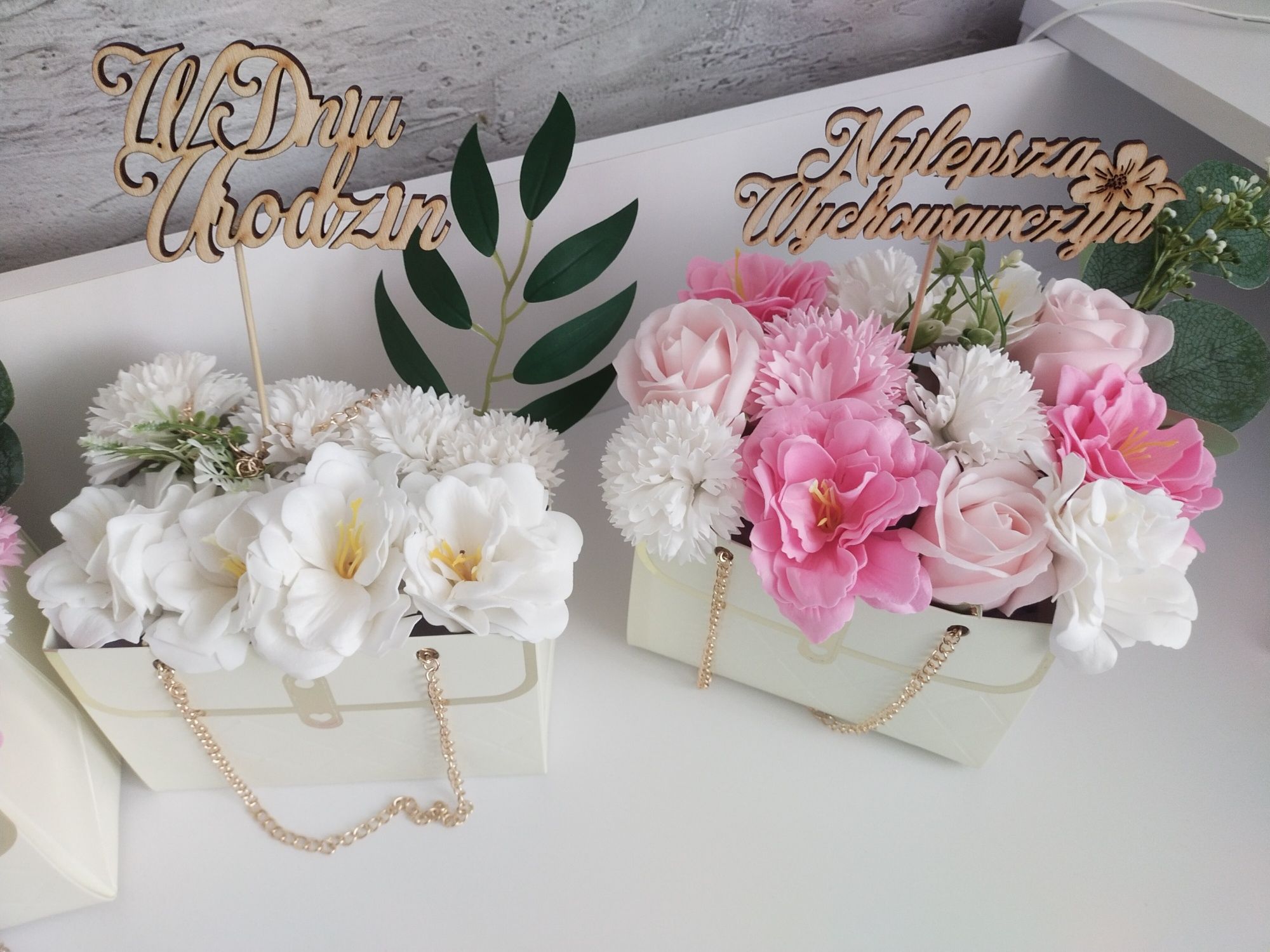 Mydlane flower boxy
