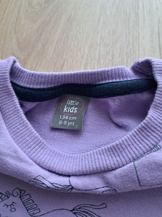 Pepco Little Kids dres dresy fioletowe jednorożce rozmiar 134 cm