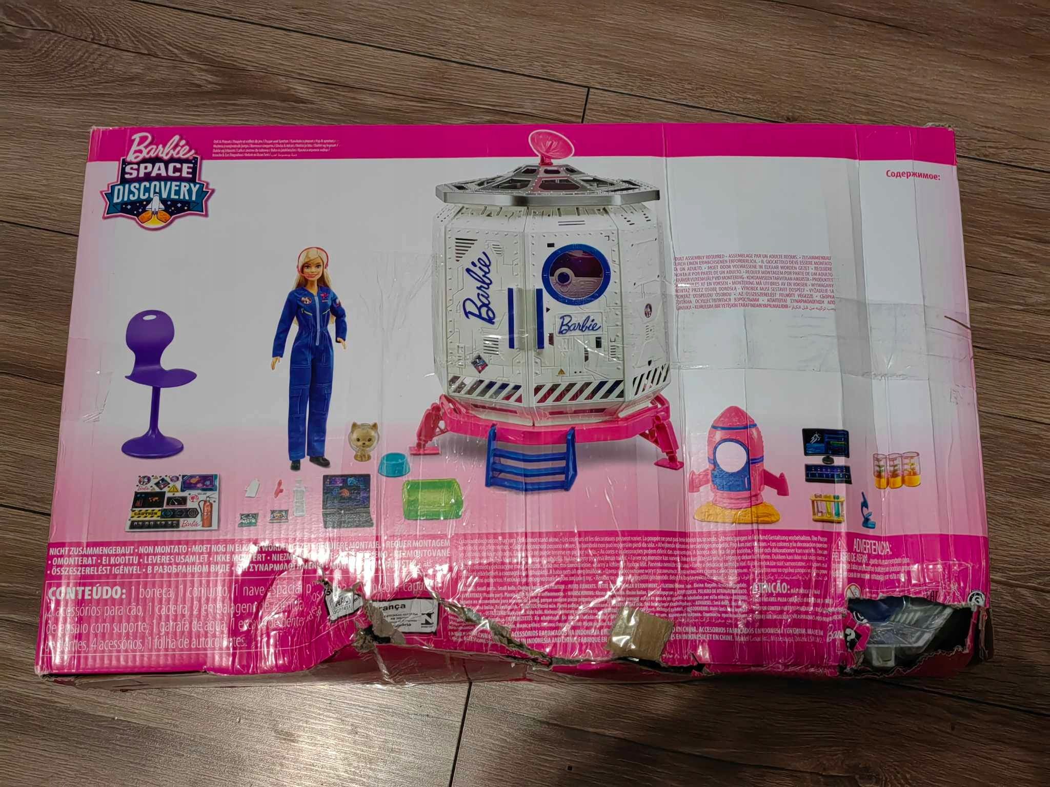 Barbie Stacja Kosmiczna Zestaw + Lalka Space Discovery Gxf27